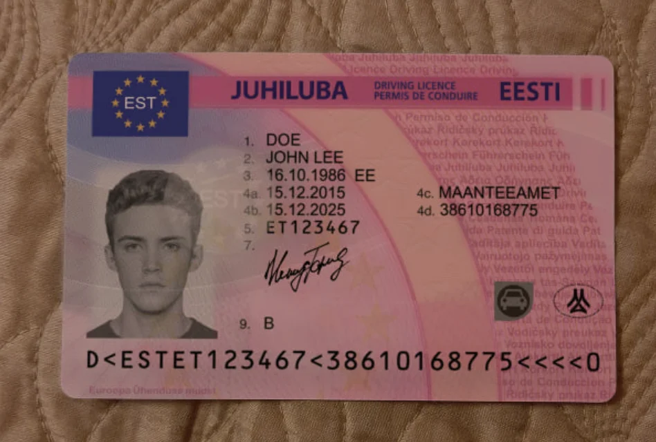buy estonia drivers license